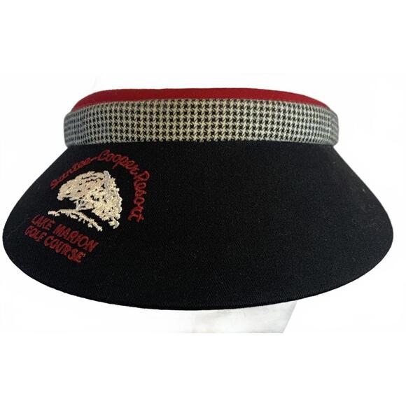 Town Talk Visor Santee-Cooper River Lake Marion Golf Club Golf Tennis Vintage - Picture 1 of 5